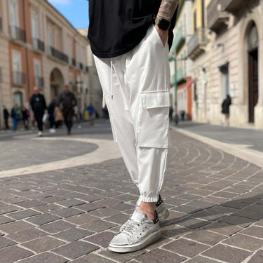 Pantalone cargo bianco - FLAG STORE
